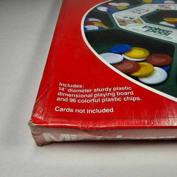 Vintage Michigan Rummy Board Game Tray with Chips NEW SEALED 1980 Pressman - Picture 2 of 5